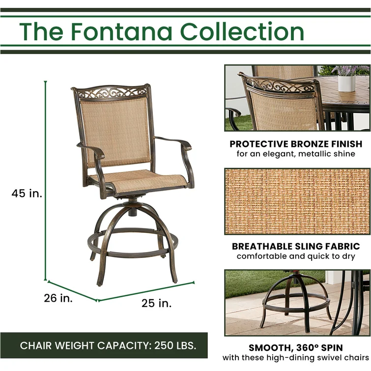 Mikenzy 4 - Person Outdoor Dining Set with Cushions