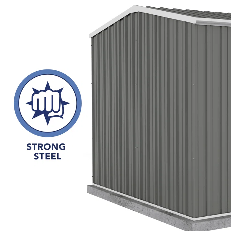 Premier 7 ft. W x 7 ft. D Metal Storage Shed