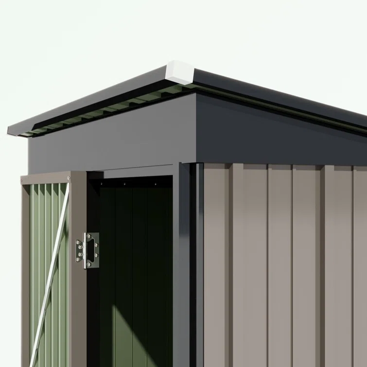 5 ft. W x 3 ft. D Metal Vertical Tool Shed