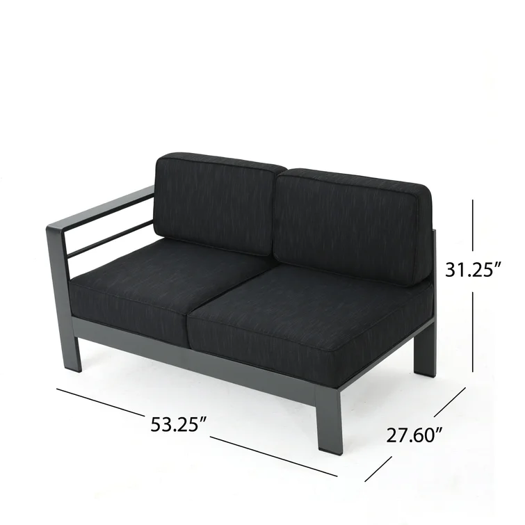 Caggiano 6 - Person Outdoor Seating Group with Cushions