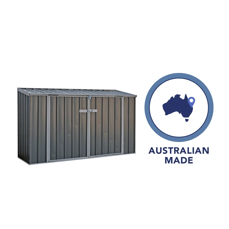 Space Saver 7 ft. W x 3 ft. D Metal Horizontal Storage Shed