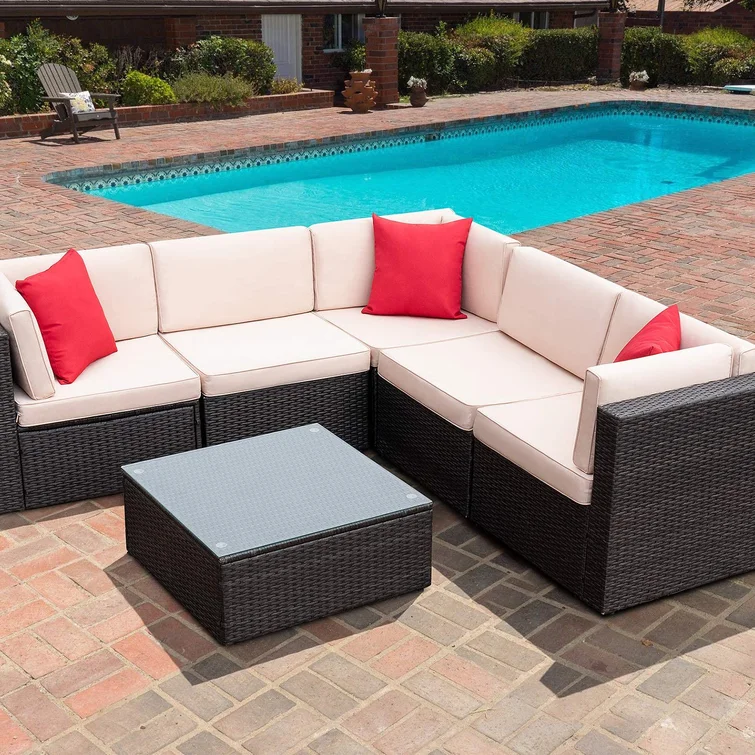 Chesterle 5 - Person Outdoor Seating Group with Cushions