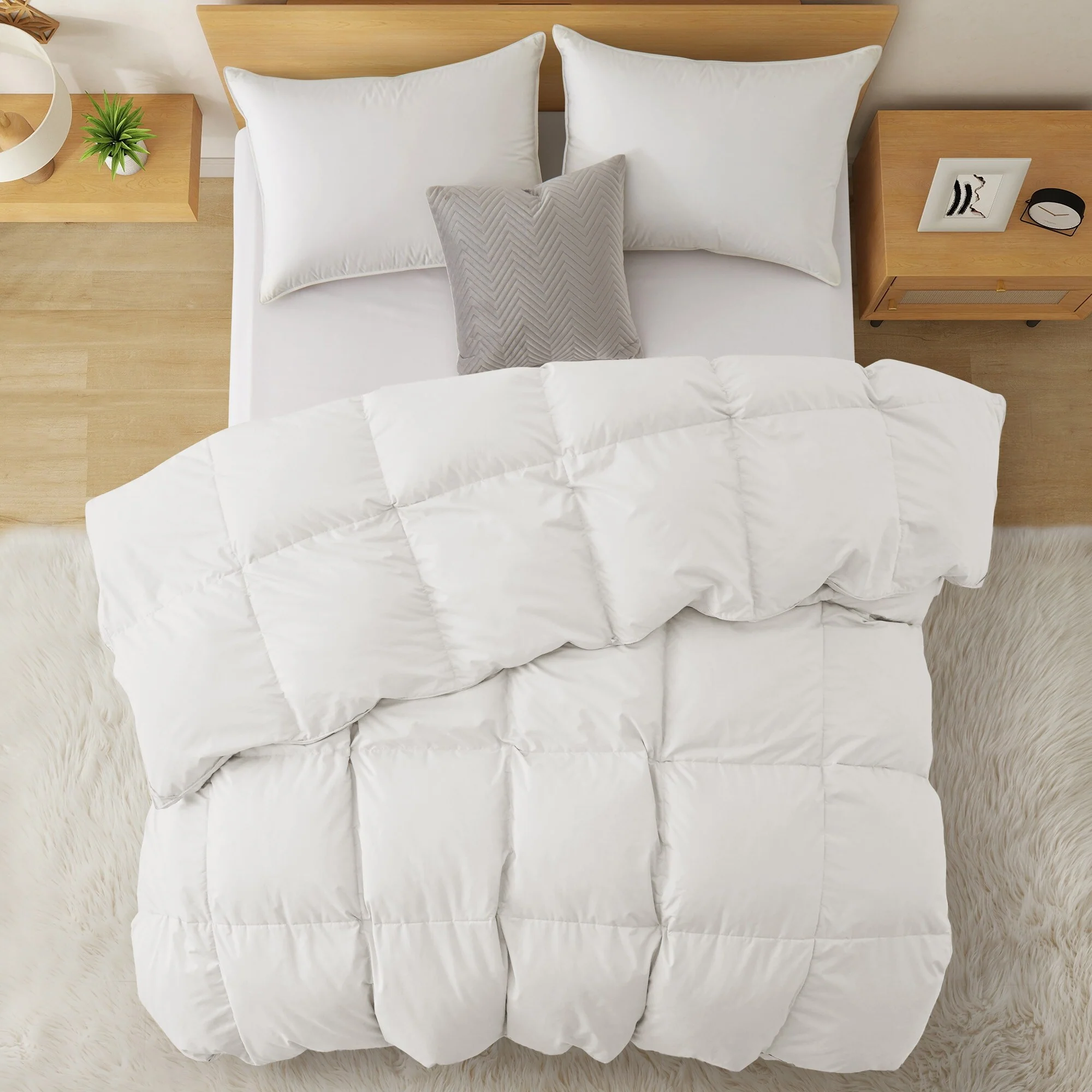 Heavyweight Extra Warm Premium Goose Feather & Down Duvet Comforter