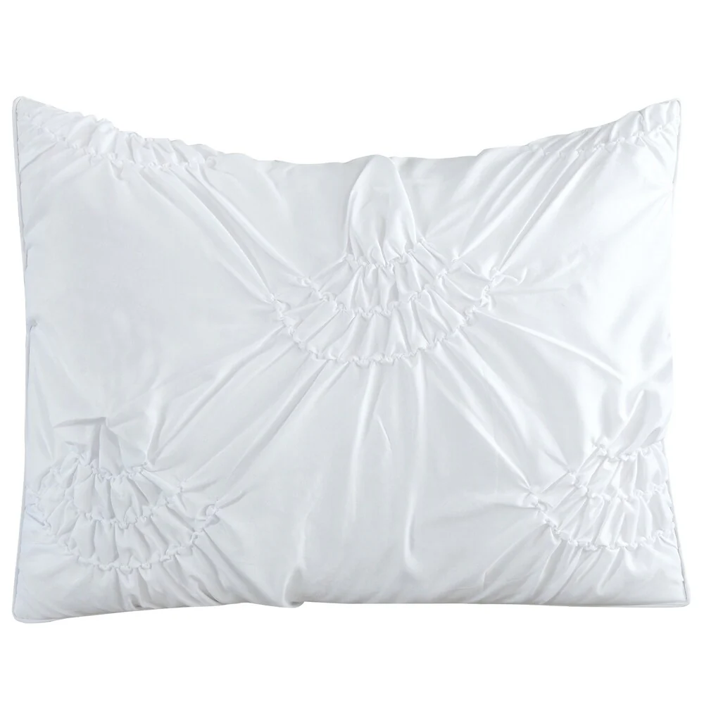 Porch & Den Summerview Pleated Microfiber 7-piece Comforter Set