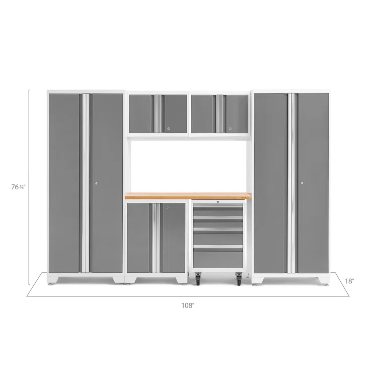 Bold Series 7 Piece Storage Cabinet Set