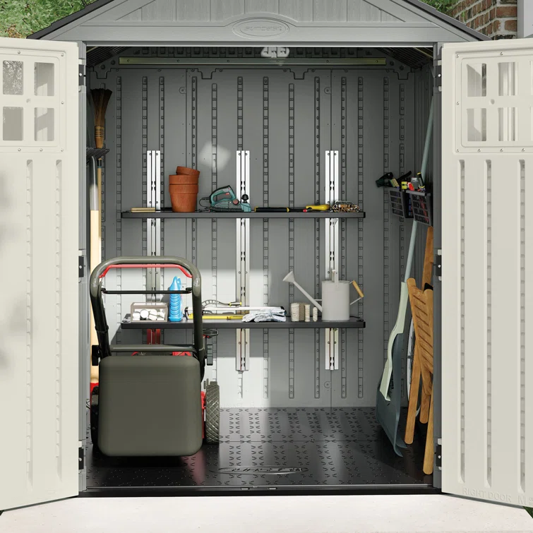 Suncast 6 ft. x 5 ft. Resin Storage Shed