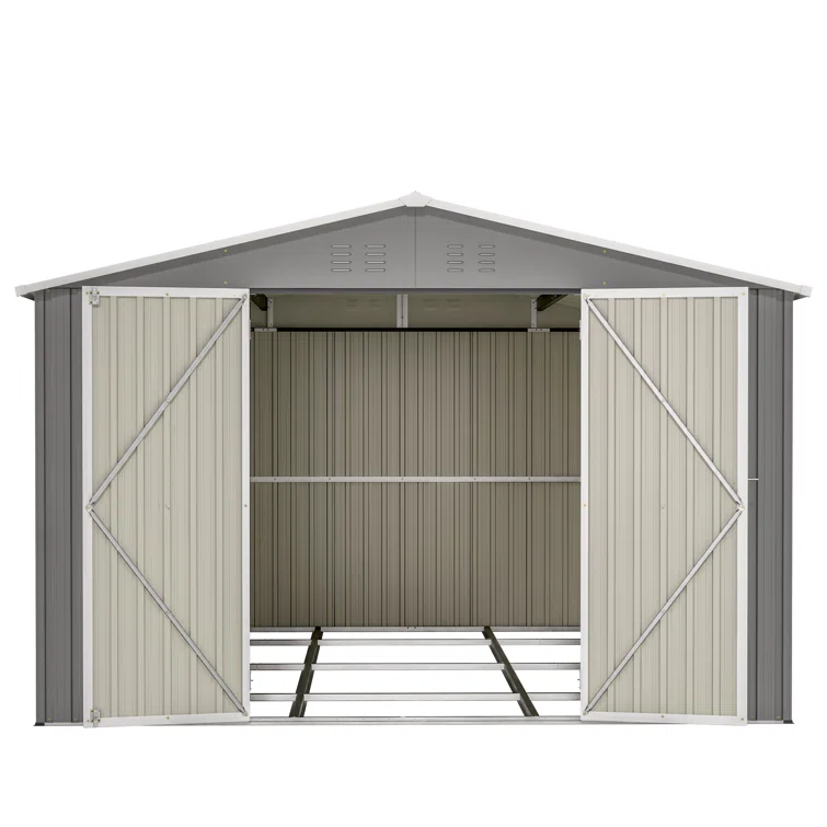 10 ft. W x 12 ft. D Outdoor Metal Storage Shed