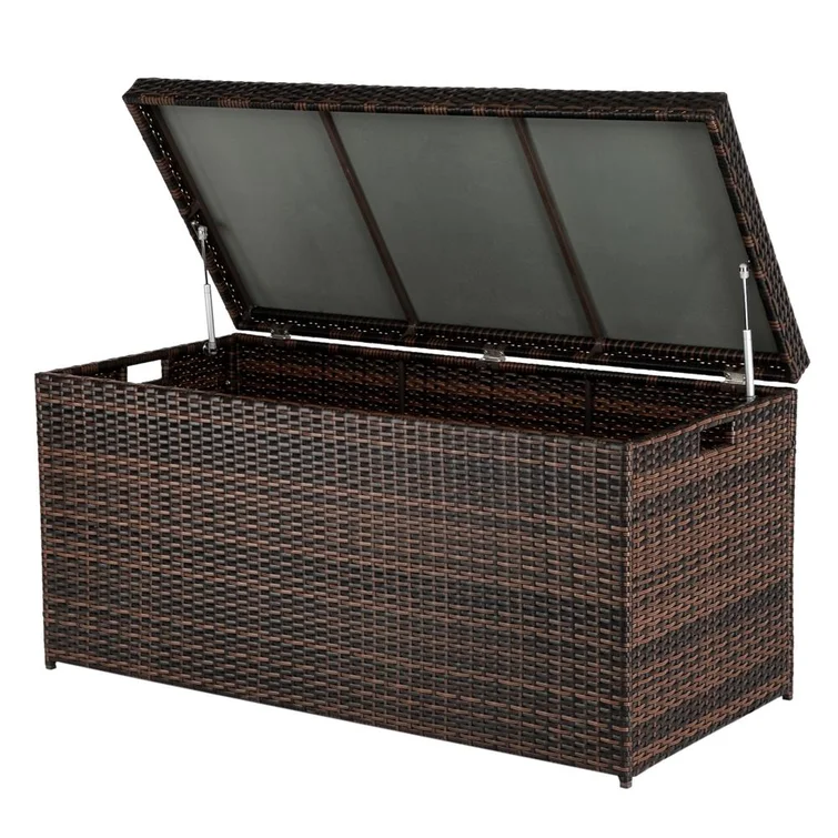 Rebuyhome 51'' W 135 Gallons Water Resistant Deck Box