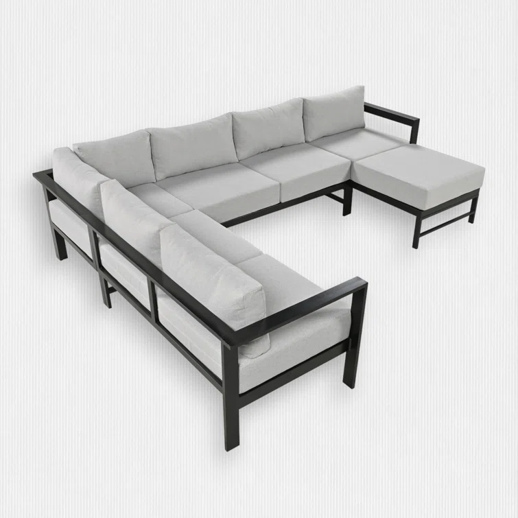Margolf 5 - Person Outdoor Seating Group with Cushions
