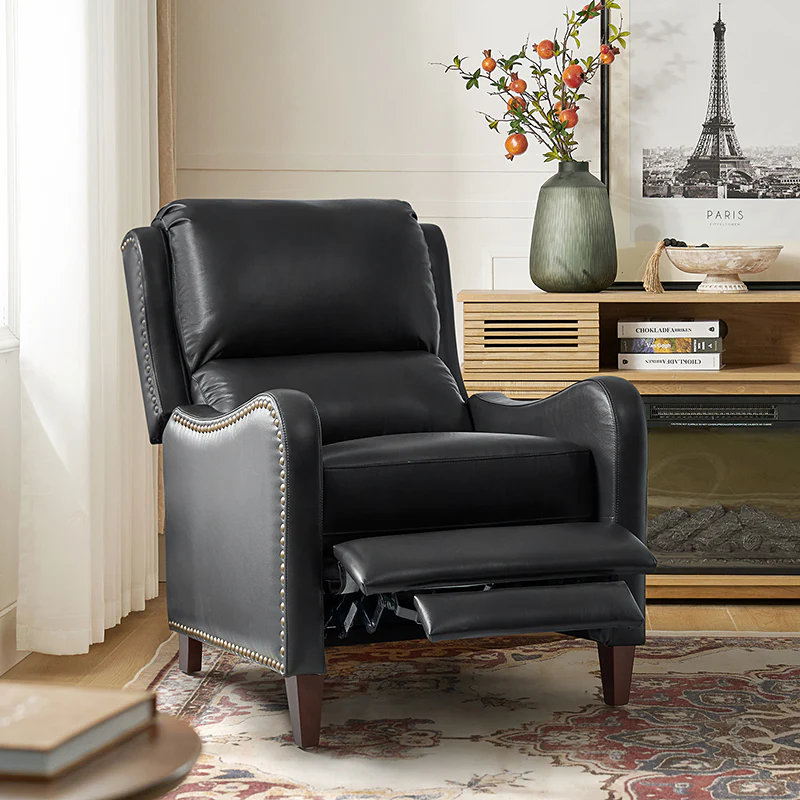 Deliat Genuine Leather Rocker Recliner