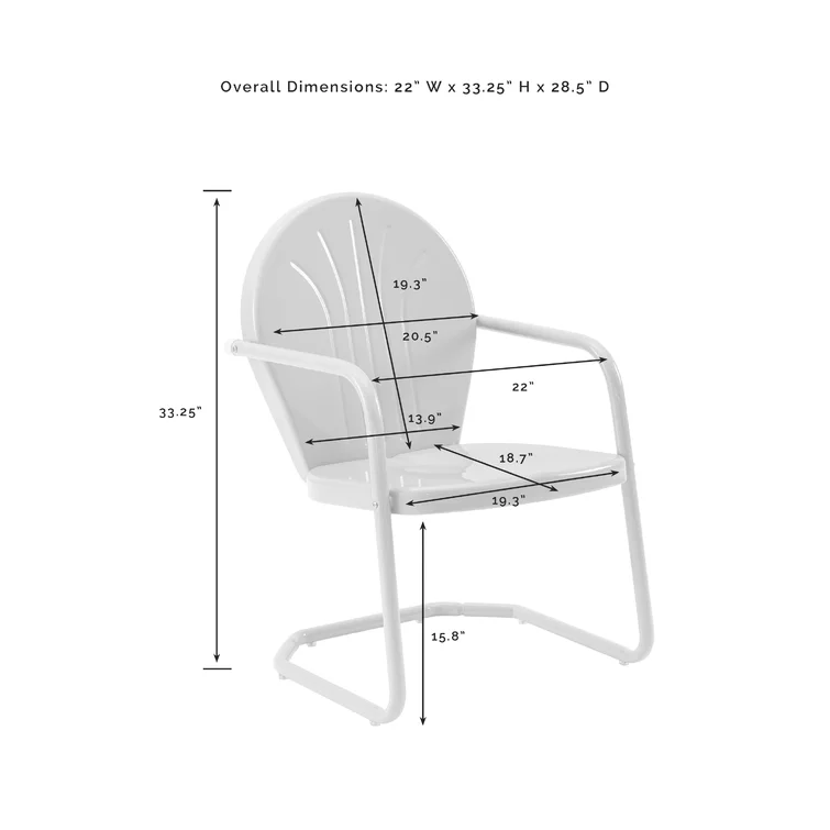 Burley Metal 2 - Person Seating Group