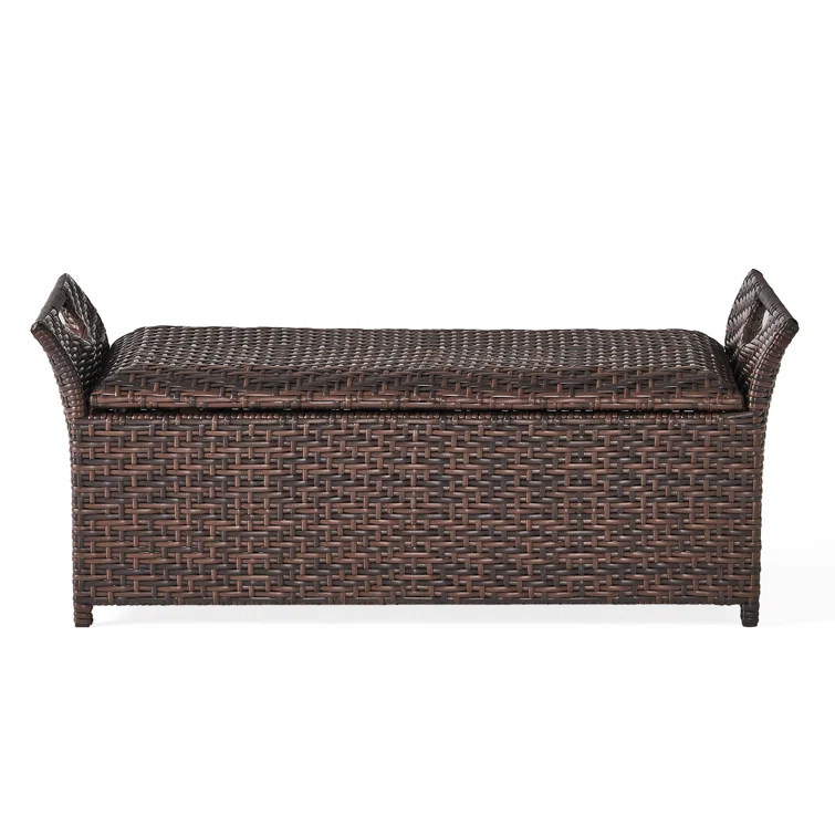 Quinto Wicker Outdoor Bench