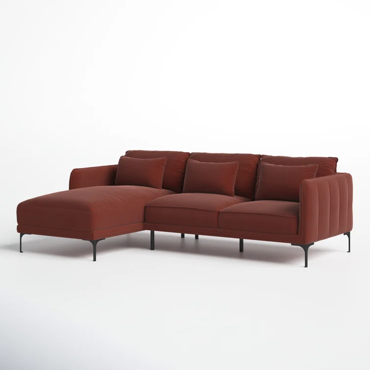 Rae 2 - Piece Velvet Sectional