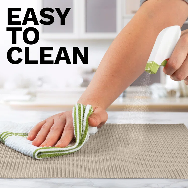 Zulay Kitchen 12"x20ft Drawer & Shelf Liner - Non Adhesive Drawer Protective Liner