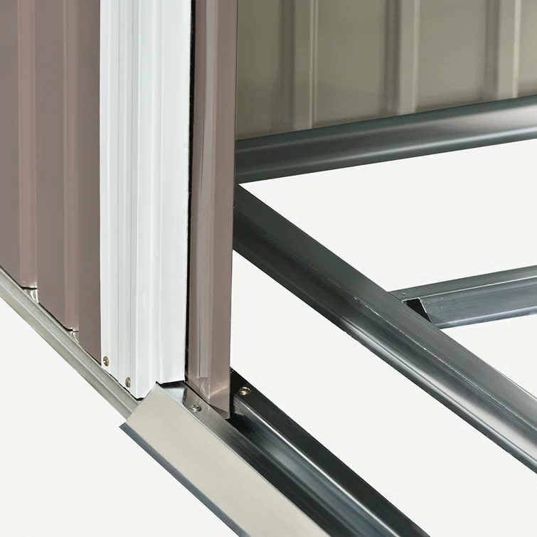 6 ft. W x 4 ft. D Metal Lean-To Garage Shed