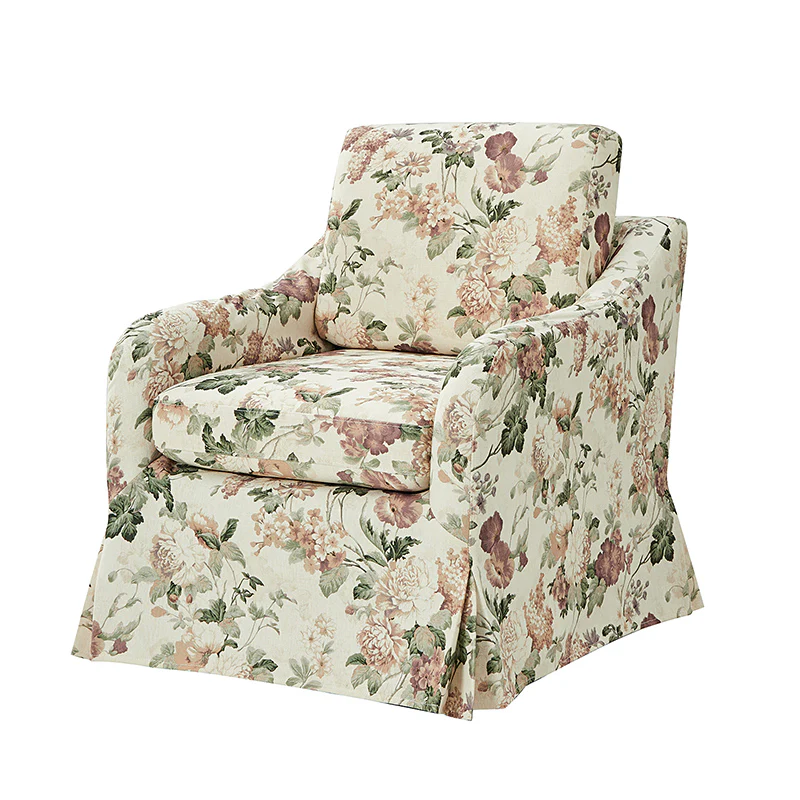 Bertram Claas 360 Degree Swivel Chair With Slipcover