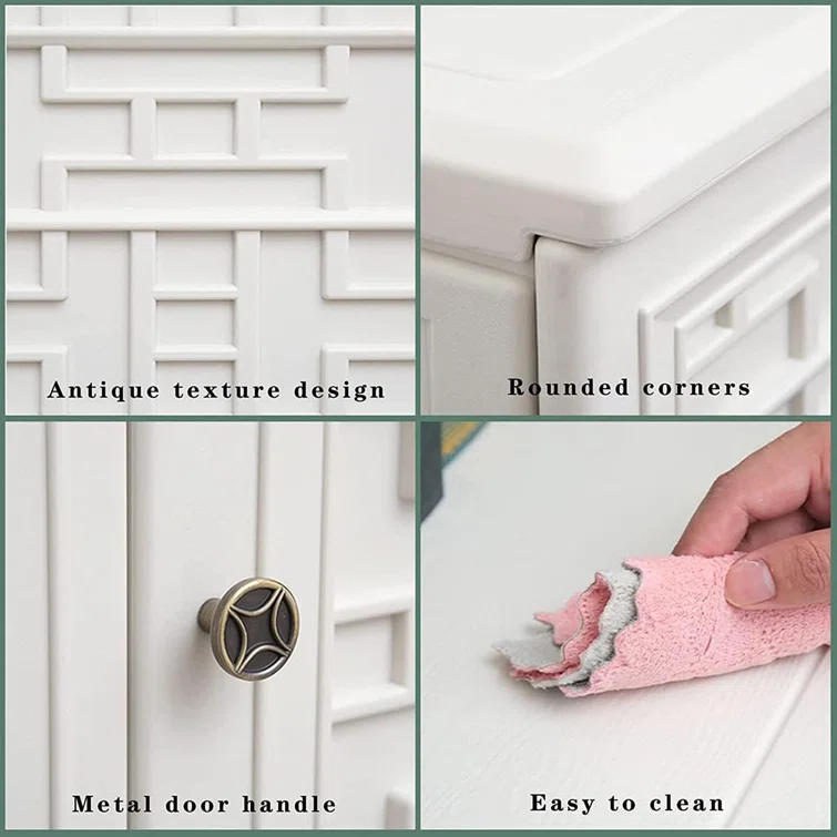 Wildon Home® Noalani 14.96'' W Plastic Lockable