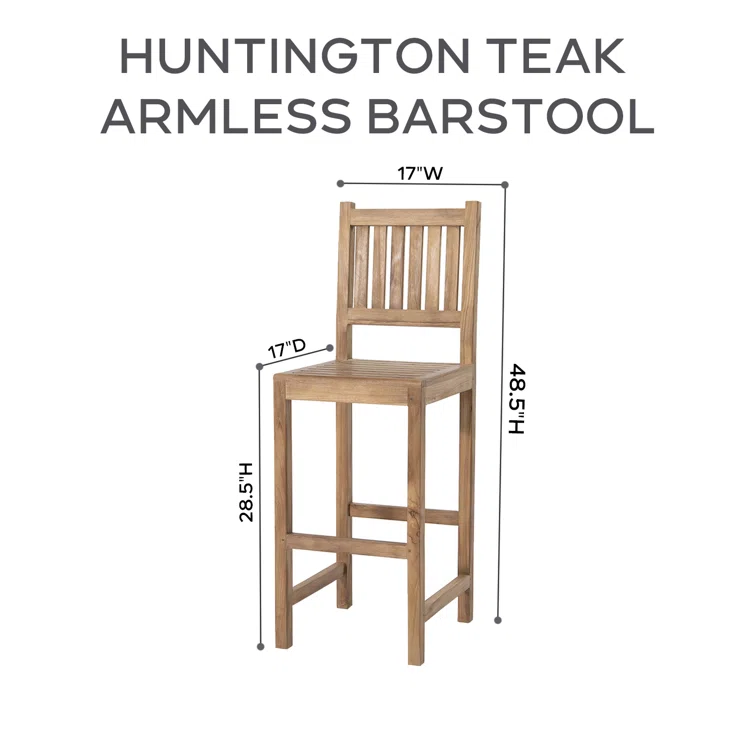 Huntington 4 - Person Round Teak Outdoor Dining Set with Cushions