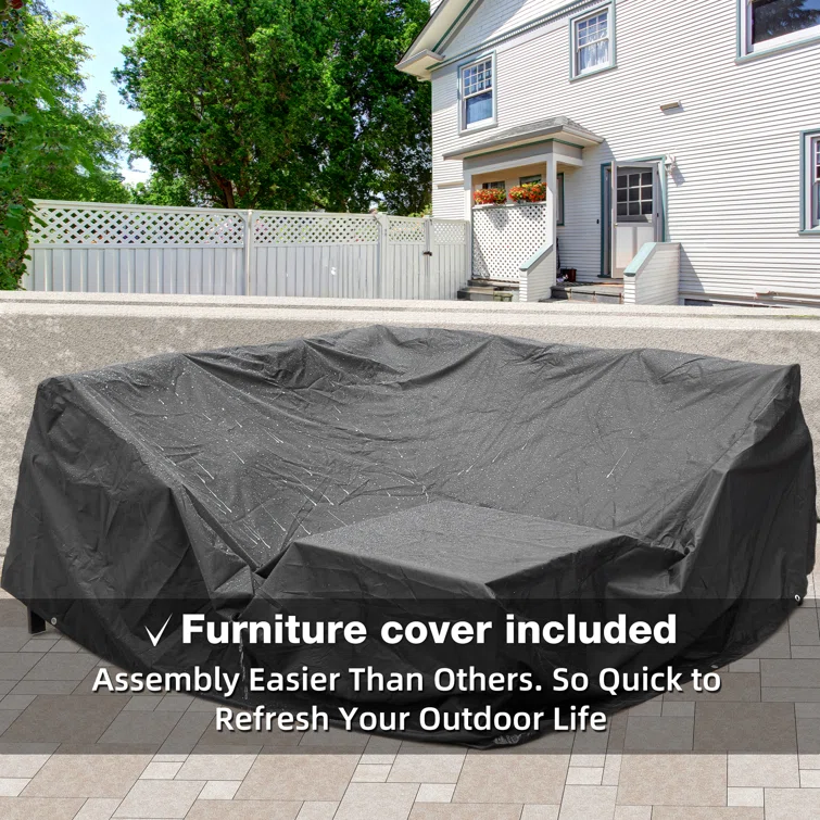 Aashriya 5 - Person Outdoor Seating Group with Cushions