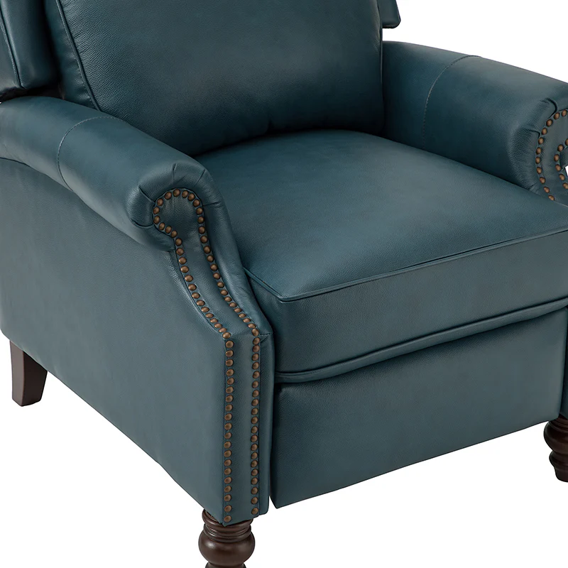 Lucina Genuine Leather Manual Recliner