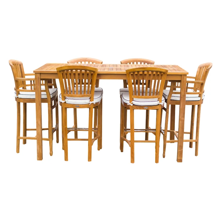 Ventura 6 - Person Rectangular Outdoor Dining Set with Cushions