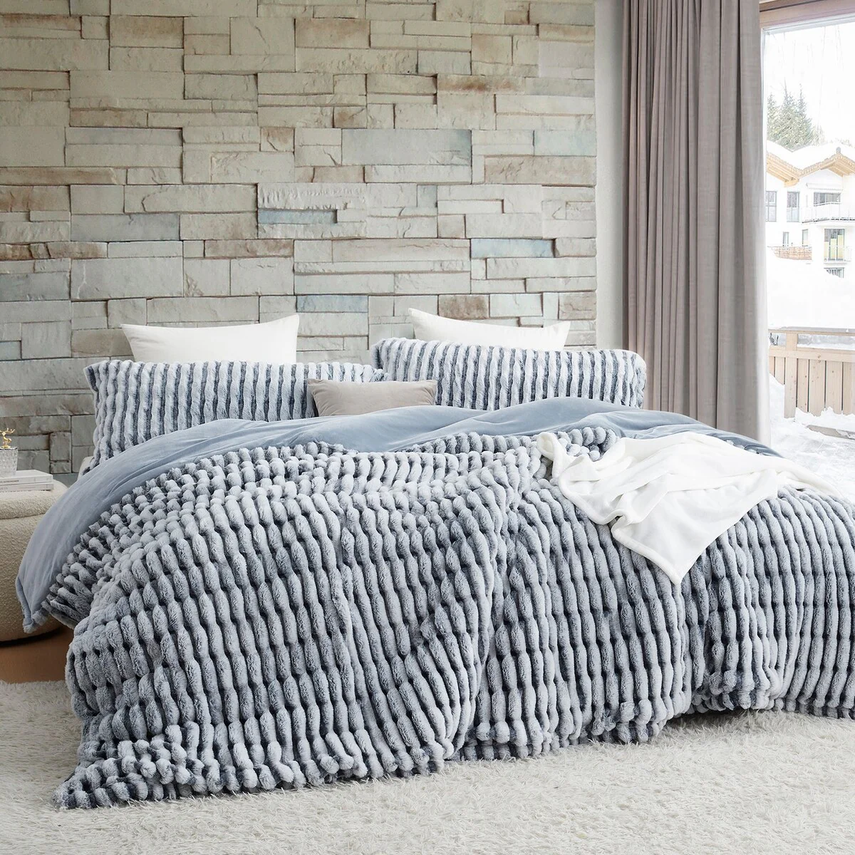 Freezin Waters - Coma Inducer? Oversized Comforter Set - Frosted Navy