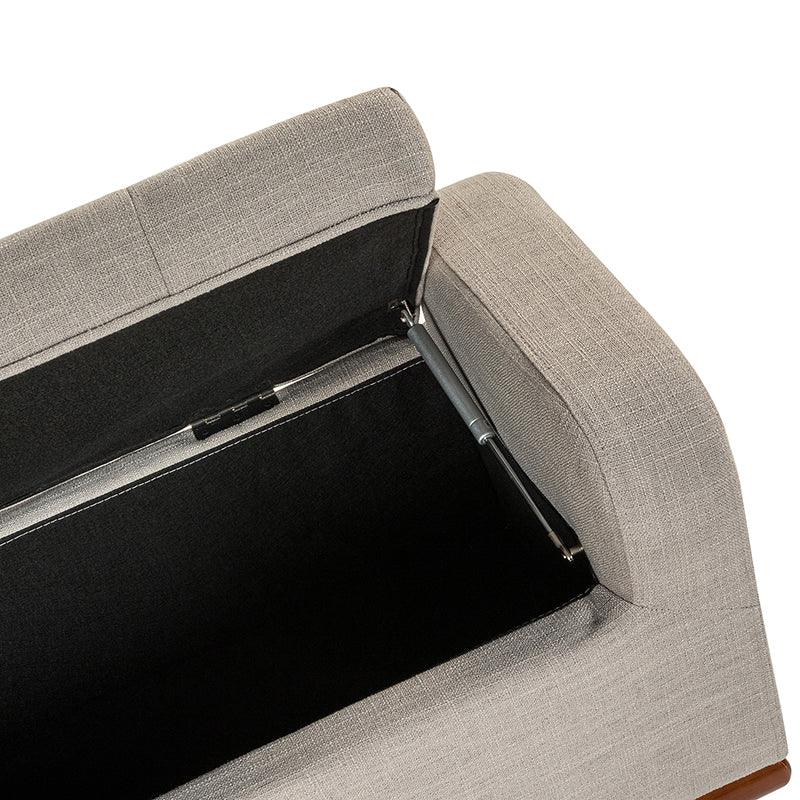 Clover Upholstered Flip Top Storage Bench