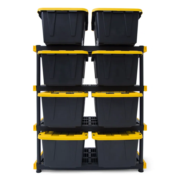 Micalah 48'' W Plastic Shelving Unit