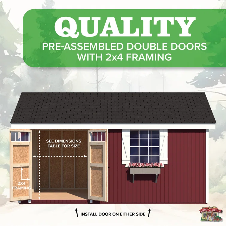 Colonial Pinehurst Storage Shed