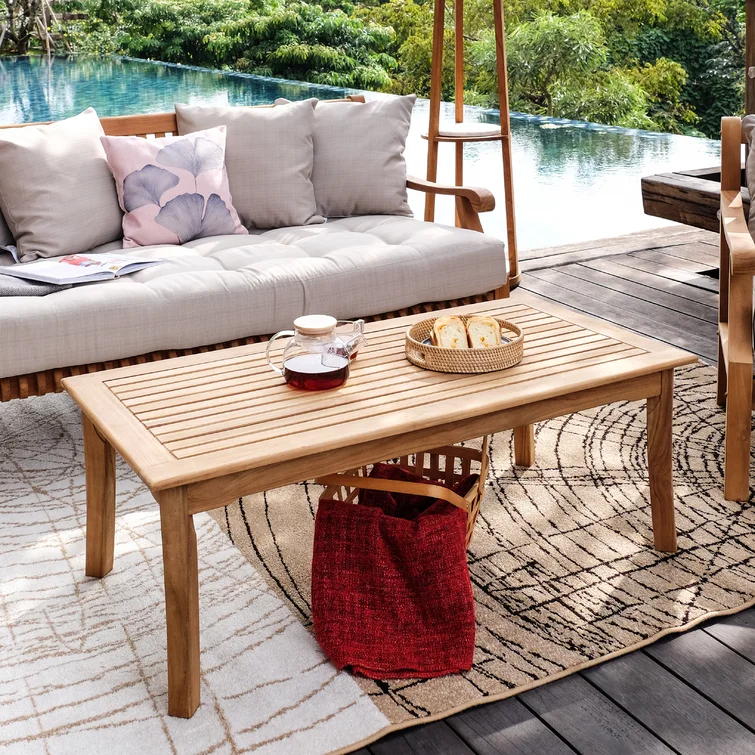 Jo 5 - Person Teak Outdoor Seating Group with Cushions
