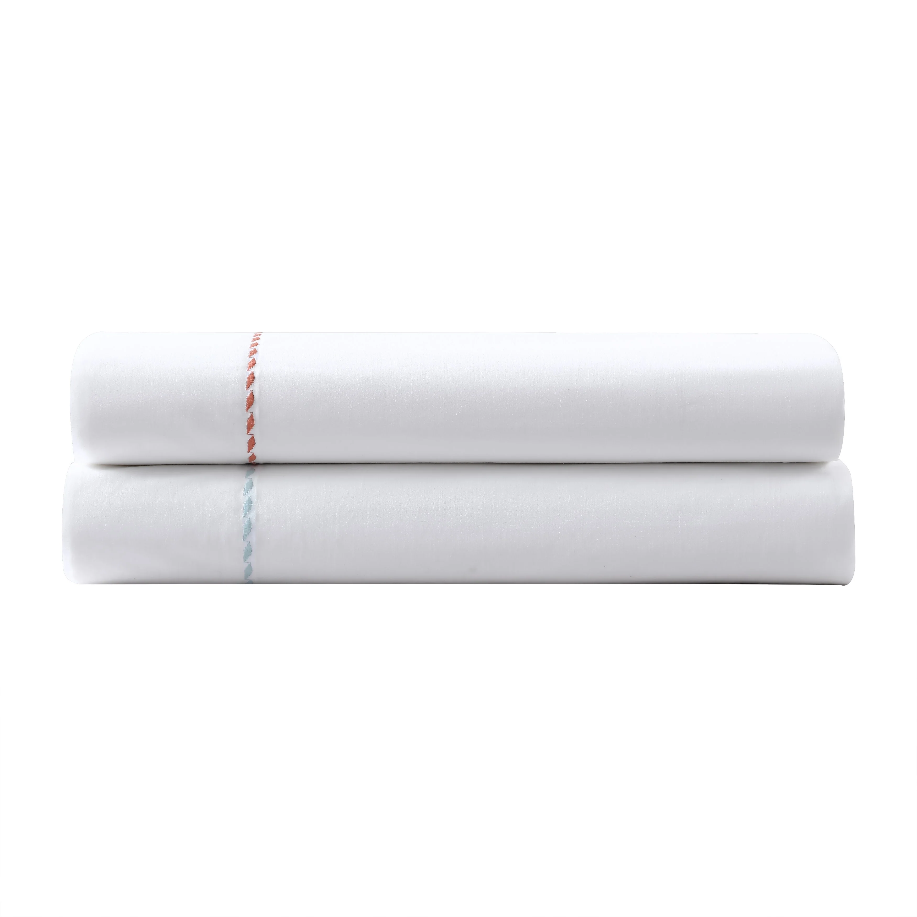 Tommy Bahama Embroidered Cotton White Sheet Set