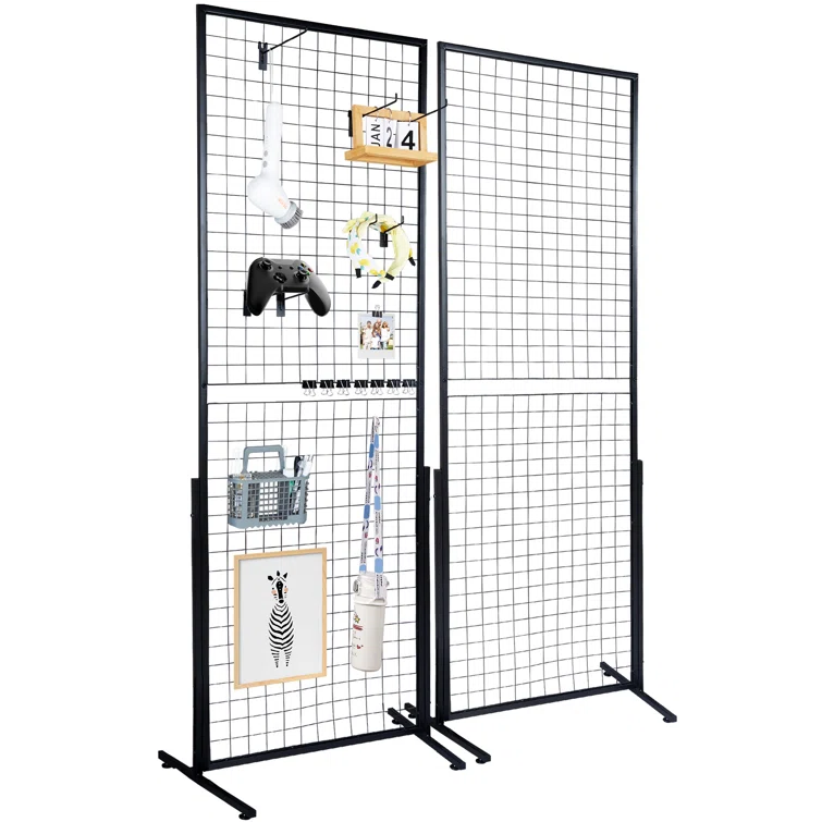 Naysa 24.29'' W Steel Gridwalls<!-- --> <!-- -->(Set of 2)