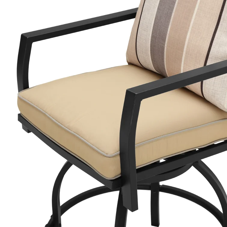 Lincolnwood Square 4 - Person Bistro Dining Set with Cushions
