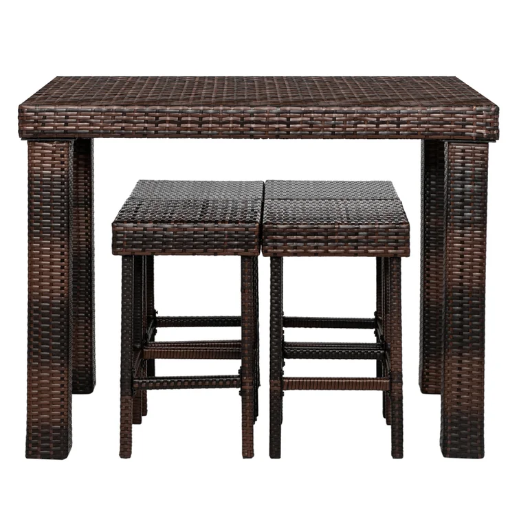 Wilner 4 - Person Rectangular Outdoor Dining Set