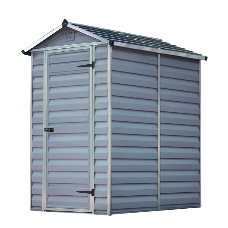 Skylight 4 ft. W x 6 ft. D Polycarbonate Freestanding Shed