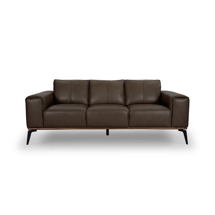 Conley 86'' Leather Sofa