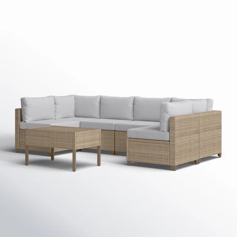 Aranka 6 - Person Outdoor Seating Group with Cushions