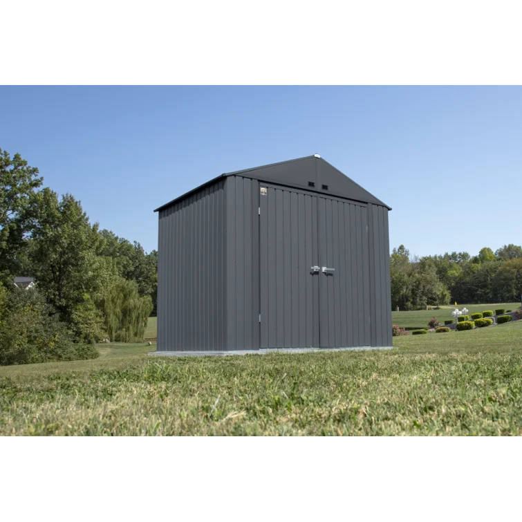 Elite 8.5 ft W x 6 ft D Metal Storage Shed