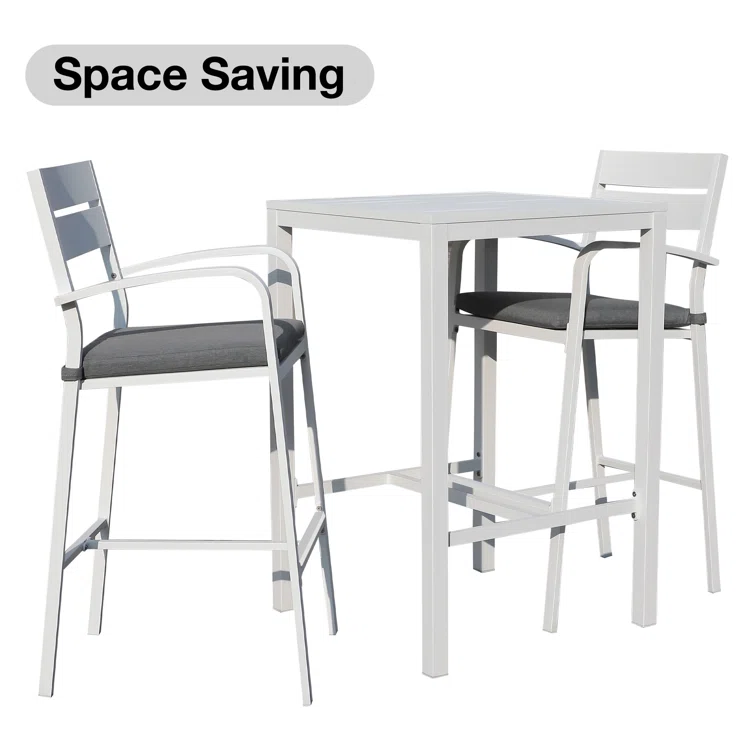 Amarin 2 - Person Square Outdoor Dining Set
