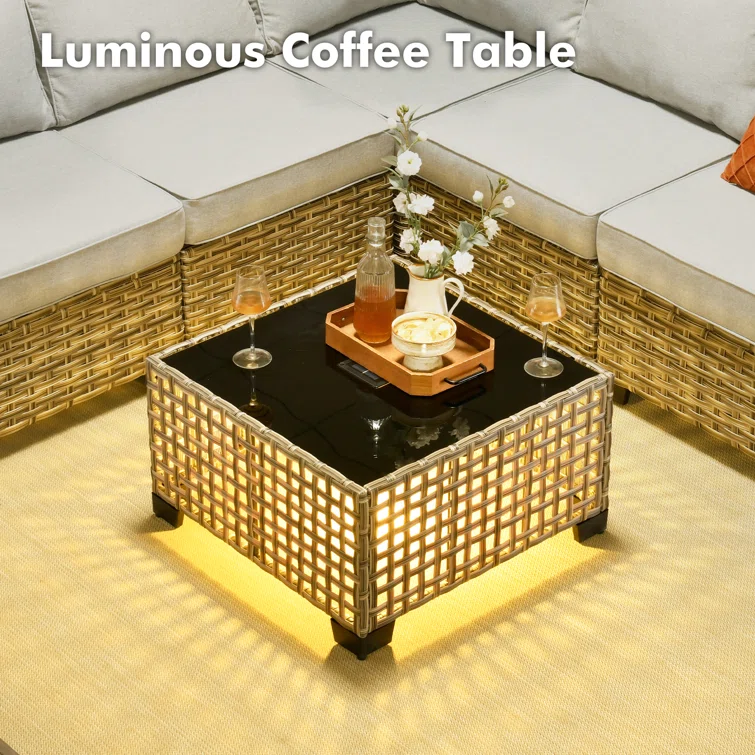 Harbin 6 - Person Outdoor Seating Group With Cushions