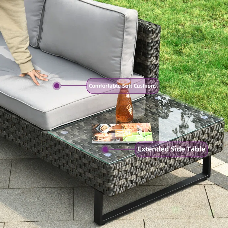 Camoren 5 - Person Seating Group with Cushions
