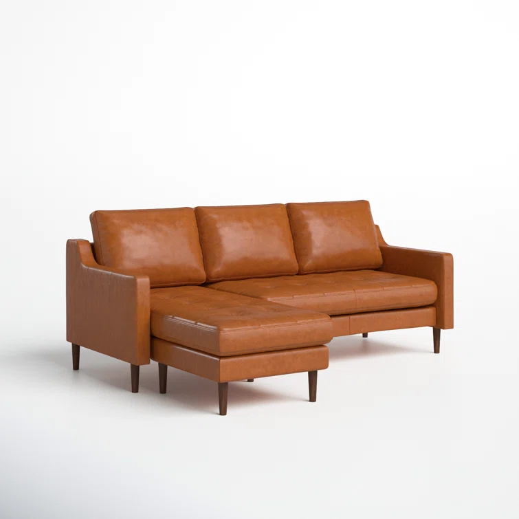 Daylen 2 - Piece Leather Sectional