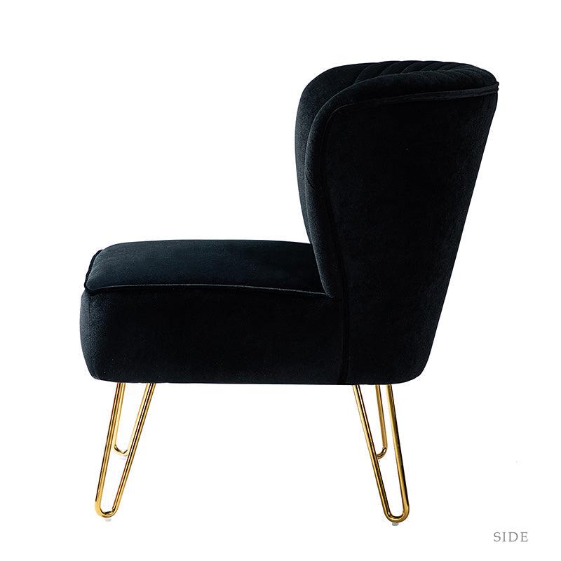 Ainhoa Velvet Tufted Back Side Chair