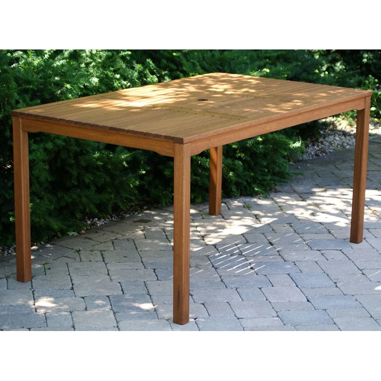Fleur 7 - Person Rectangular Outdoor Dining Set with Cushions