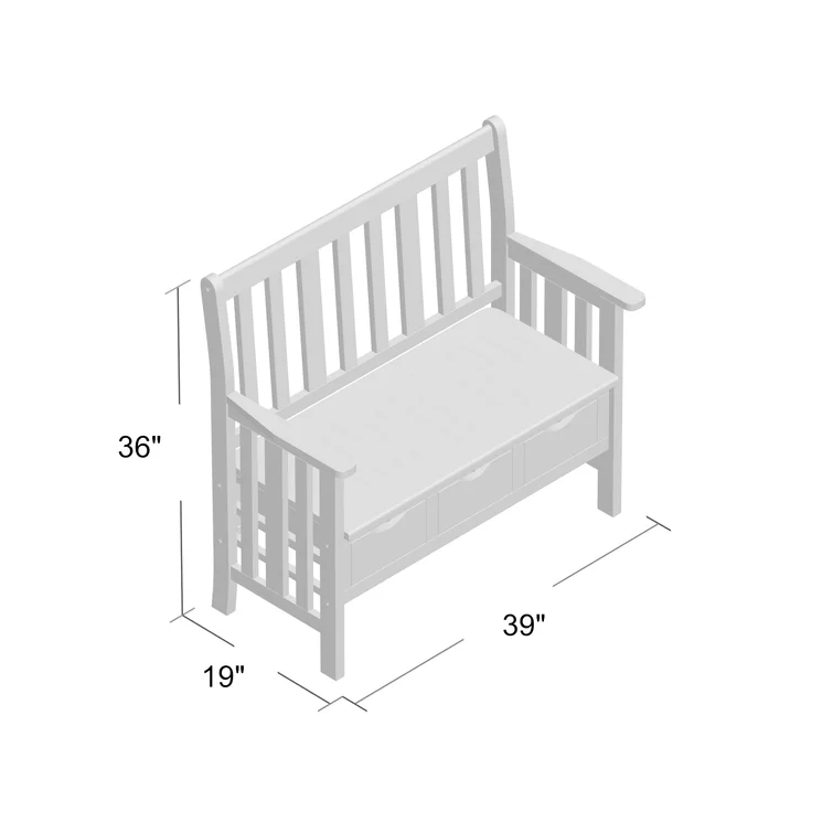 Ponce Acacia Outdoor Bench
