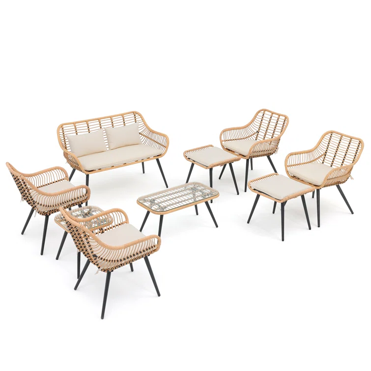 Marrakech 6 - Person Outdoor Seating Group with Cushions