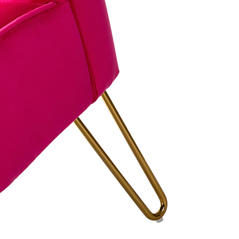 Ainhoa Velvet Tufted Back Side Chair