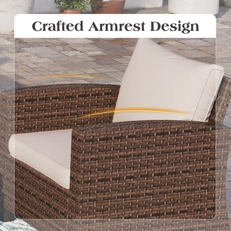 Tapasi 5 - Person Outdoor Seating Group with Cushions