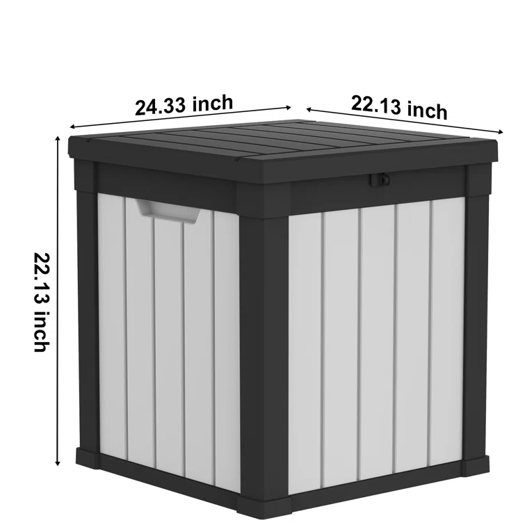 vbal Water Resistant Resin Lockable Deck Box