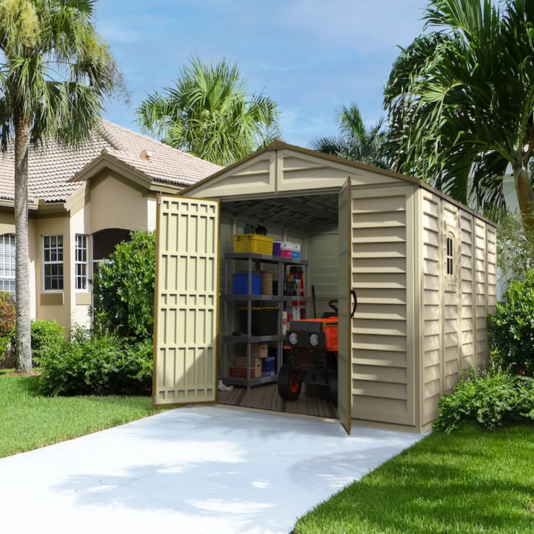 Woodbridge Plus 10.5 ft. W x 13 ft. D Plastic Storage Shed
